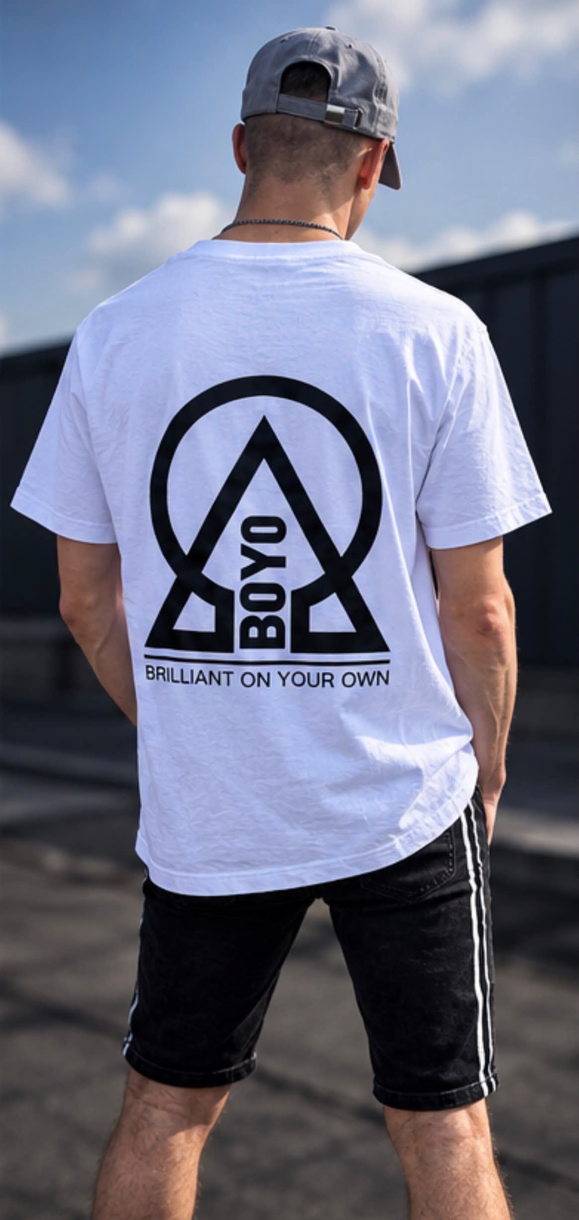 Back Logo White T-Shirt