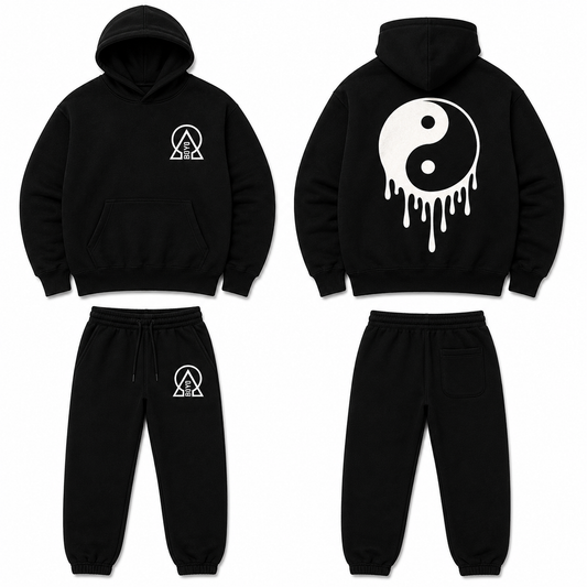 PRE ORDER - Black Yin Yang Tracksuit